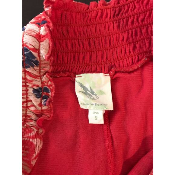 Anthropologie Weston Wear Asymmetrical Tiered Mesh Skirt - Size Small - Picture 5 of 9